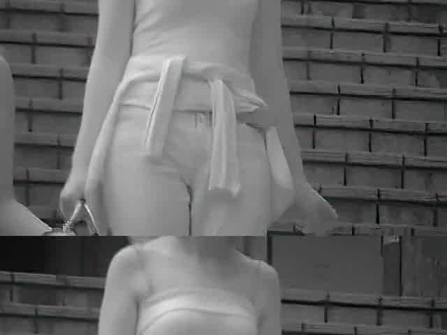 Common girls in the street candid downblouse views RAO-005
