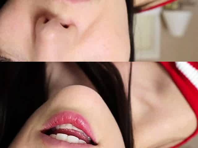 Shy brunette homemade amateur webcam teen
