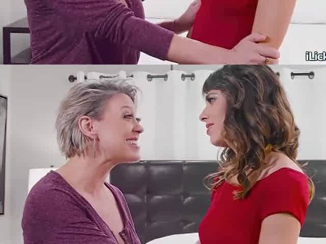 Singlemom drilled by lesbo most excellent ally