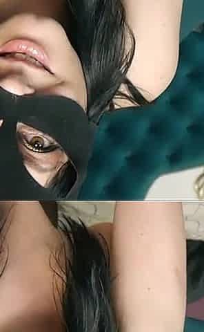 Masturbating in My Stockings