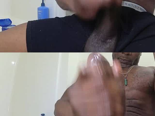 Lustful Giant Uncut BBC Black Teen Cums And Keeps Going (POV+4K)????