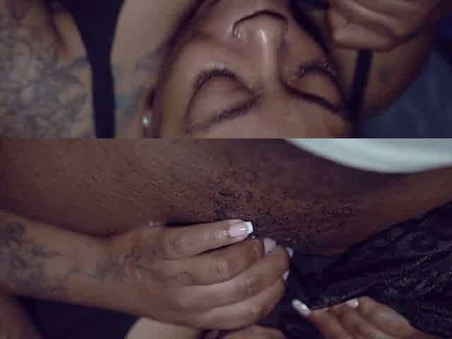 This babe likes cum in her throat