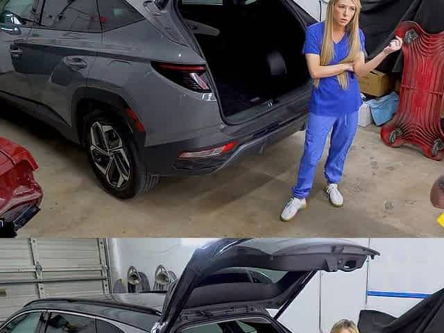 Roadside - Ashley Tee Gets Her Car And Her Cunt Worked On