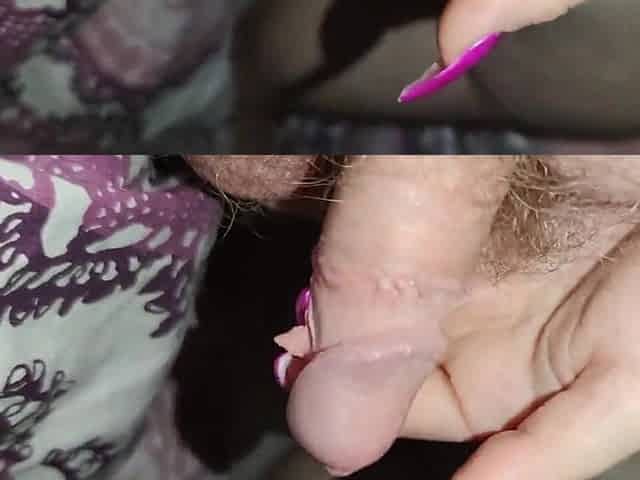 I jerk his little jock even though I don't feel like it *hugecumshot*