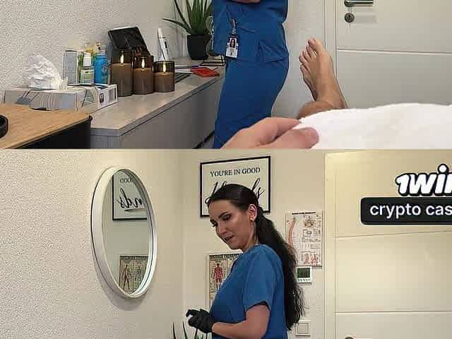 This chab Gets Caught Jerking During Massage