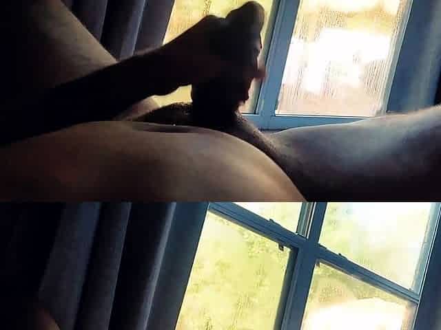 Jerking Off Hoping She Sees Me, Loud Moaning Cumshot