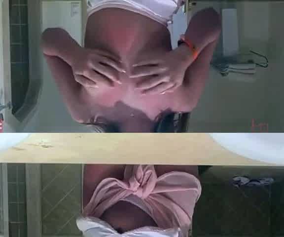 Omegle Slut Comes Her Room to Masturbate