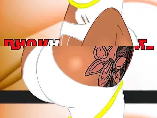 Ebony Chyna's Large Chocolate Glamorous Thick Butt Cheeks Bouncing and Clapping for the Backalley