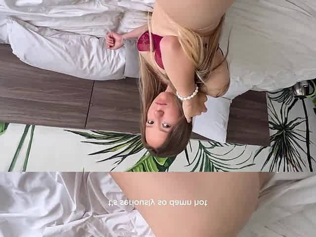 My Slim Blonde PAWG Neighbor Couldn't Resist the Temptation To Try My Cock Although She Had BF