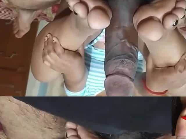 My First Time Giving a Footjob