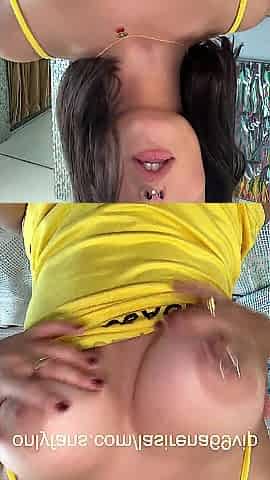 LaSirena69 got slutty alone in her bedroom and started to masturbate!