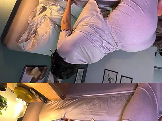 Stepmother enters the bedroom and shares a bed with her