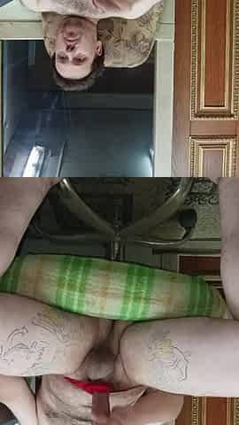 This large Russian dick will stretch your homo holes!