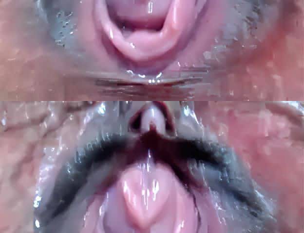 Hairy Wet Pussy Rubbed Close Up
