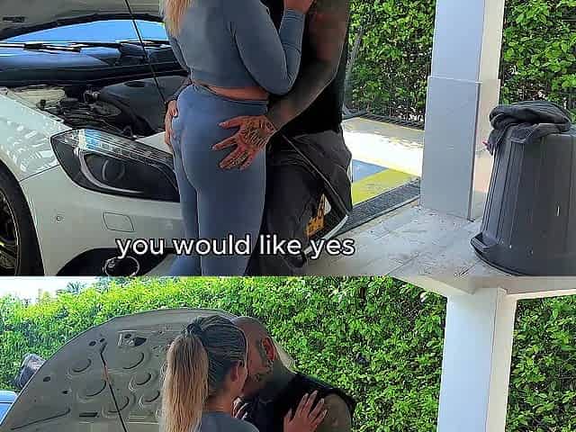 Car Wash Stud Can't Resist a Lalin girl and Screws Her in the Car - LUSTHUB