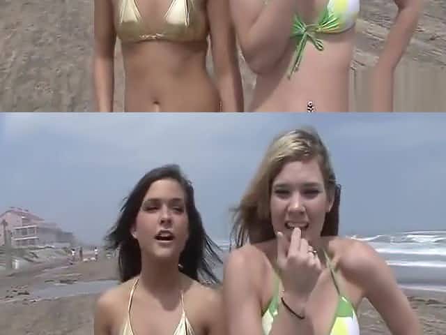 Young Hotties Flash Tits and Pussy For Beads