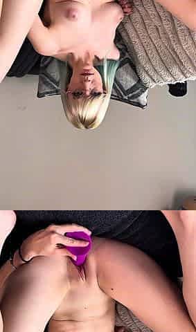 Solo Amateur Blonde Teen Homemade Pussy Masturbation