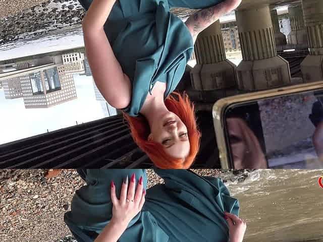 German Scout - Redhead Ginger Zara Durose with Big Tits and Fire Bush Pick up for Casting Fuck