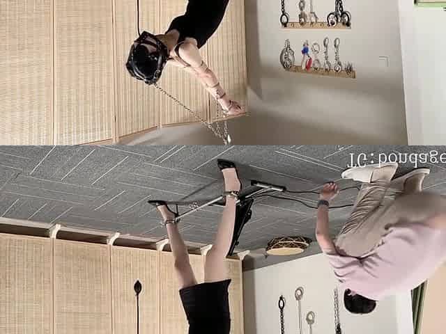 Strappado Into Fuck Machine