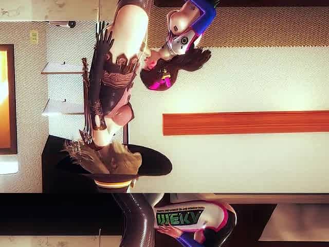 [OVERWATCH] Futanari Compassion permeates D.Va's butt (CG PORN 60 FPS)