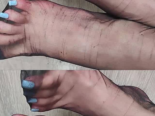 My Hot Nylon Feet