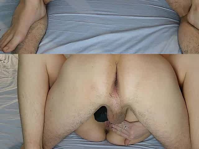 Amateur Screwing and Prostate Massage in Ebony Gloves ~DirtyFamily~