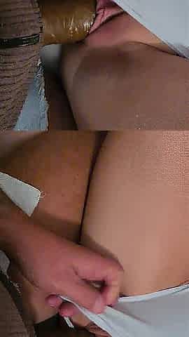 Missionary cunt stretch