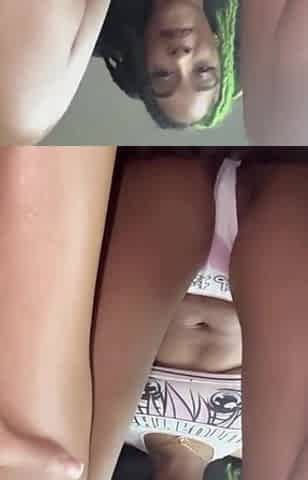 Hawt ebony baby eating snatch