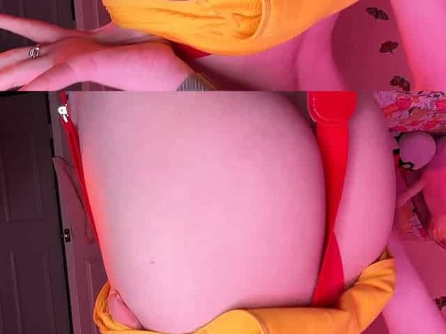 Close up teen masturbation