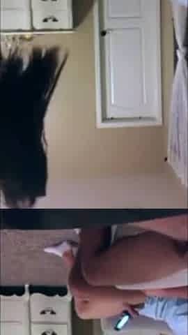 Busty girlfriend shared with a friend POV