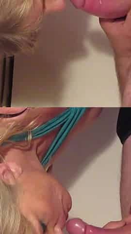 Tina Loves a Mouthful of Cum