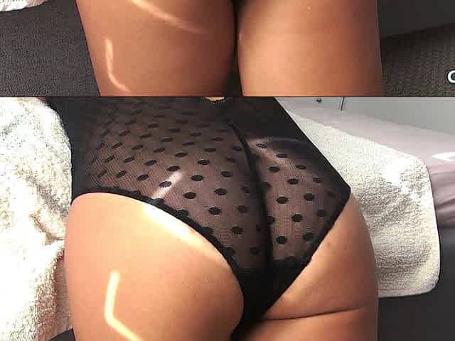 Jizz flow on booty and hot underware