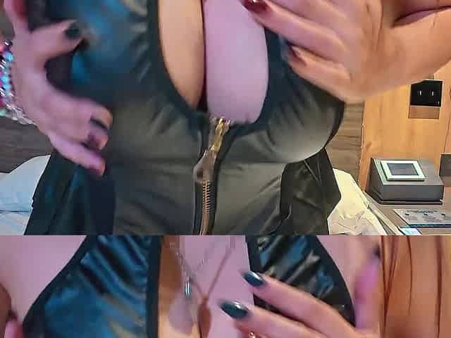 PVC FETISH SUIT IGNITES RAW BLOW JOB WORSHIP