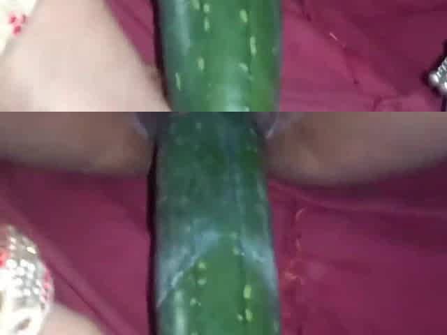 In the absence of spouse, that babe used cucumber instead of land, full xxx porn hd mms