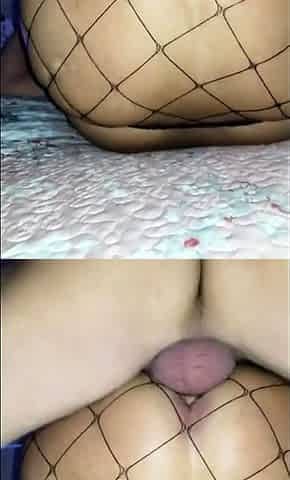 Italian Amateur Couple's Doggy-Style Cuckold