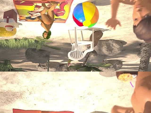3DGSPOT - Oily Chick Gets Her Snatch Pounded At The Beach! CG ANIMATION!