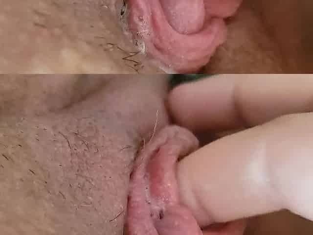 FTM hunk plays with super moist twat and gets hard