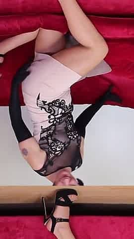 Naughty British Mature Lady Penny Brooks Touches Herself on Camera