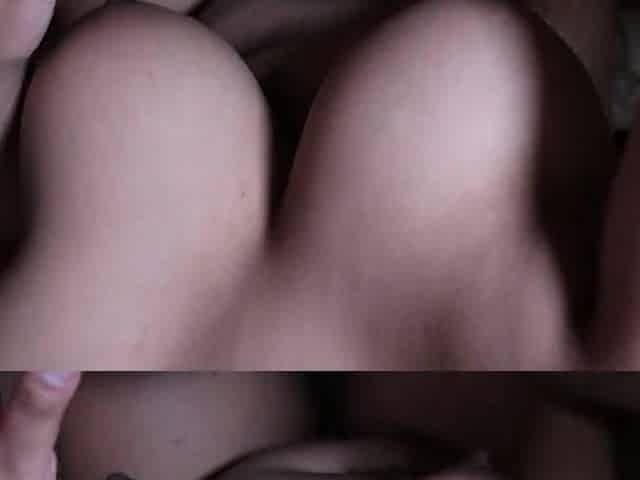 Breasty Latin babe sucking a appealing jock