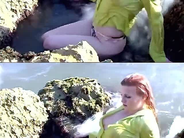 Eva-ross Hawt Golden-haired with Large Breasts Eva Ross Doing a Hawt Striptease