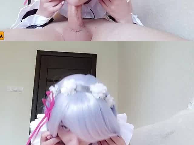 Rem gets Facial after Screwing