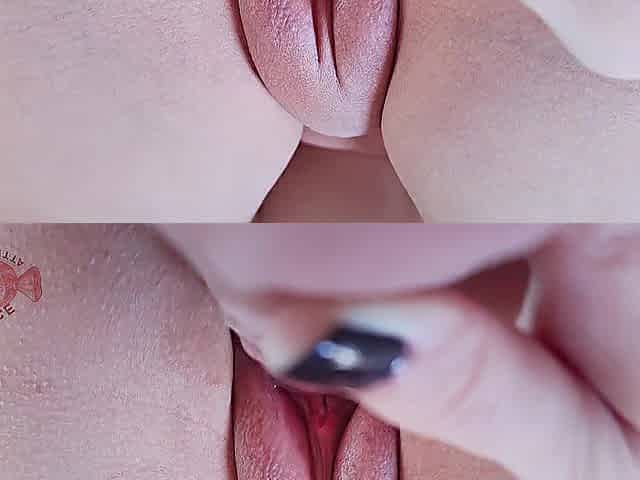 Anime angel with pink and chubby snatch lips SCREWS SEX TOOL