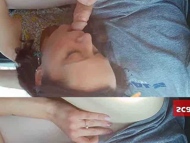 Road Trip Fun with a Sexy MILF Brunette