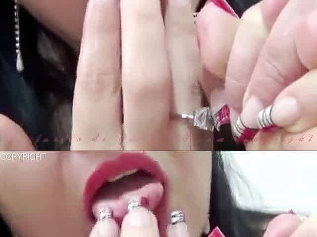 FOOT WORSHIP - RED TOES - COMPILATION. YELAHIAG