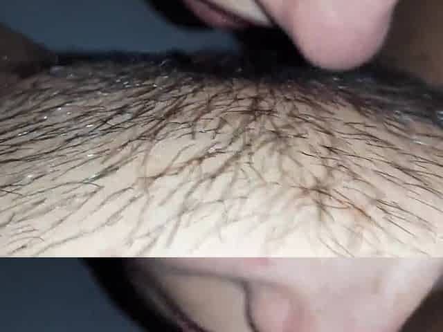 I woke up my stepmom by licking her curly cunt
