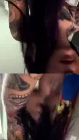 SMALL TIT BRUNETTE TATTOOED TEEN GIRLFRIEND CAUGHT IN SHOWER