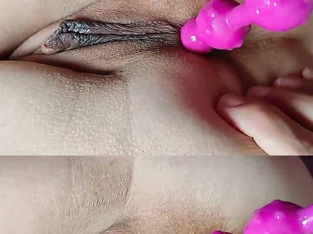 Anal balls masturbation
