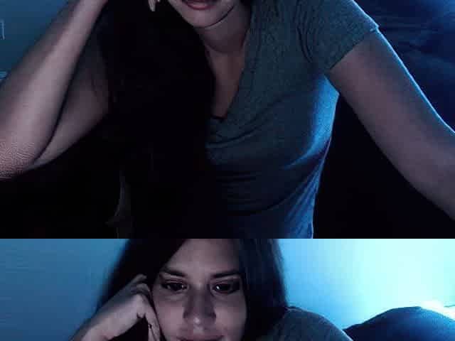 Busty brunette solo masturbation