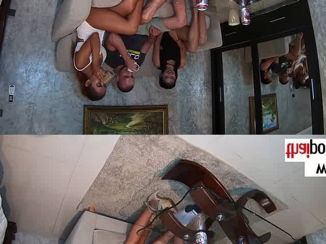 Thai teen calls over a GF to surprise BF