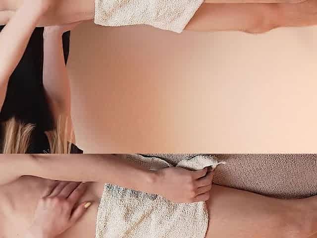 That babe Was Supposed To Massage Him... But Ended Up Milking His Dong Instead!